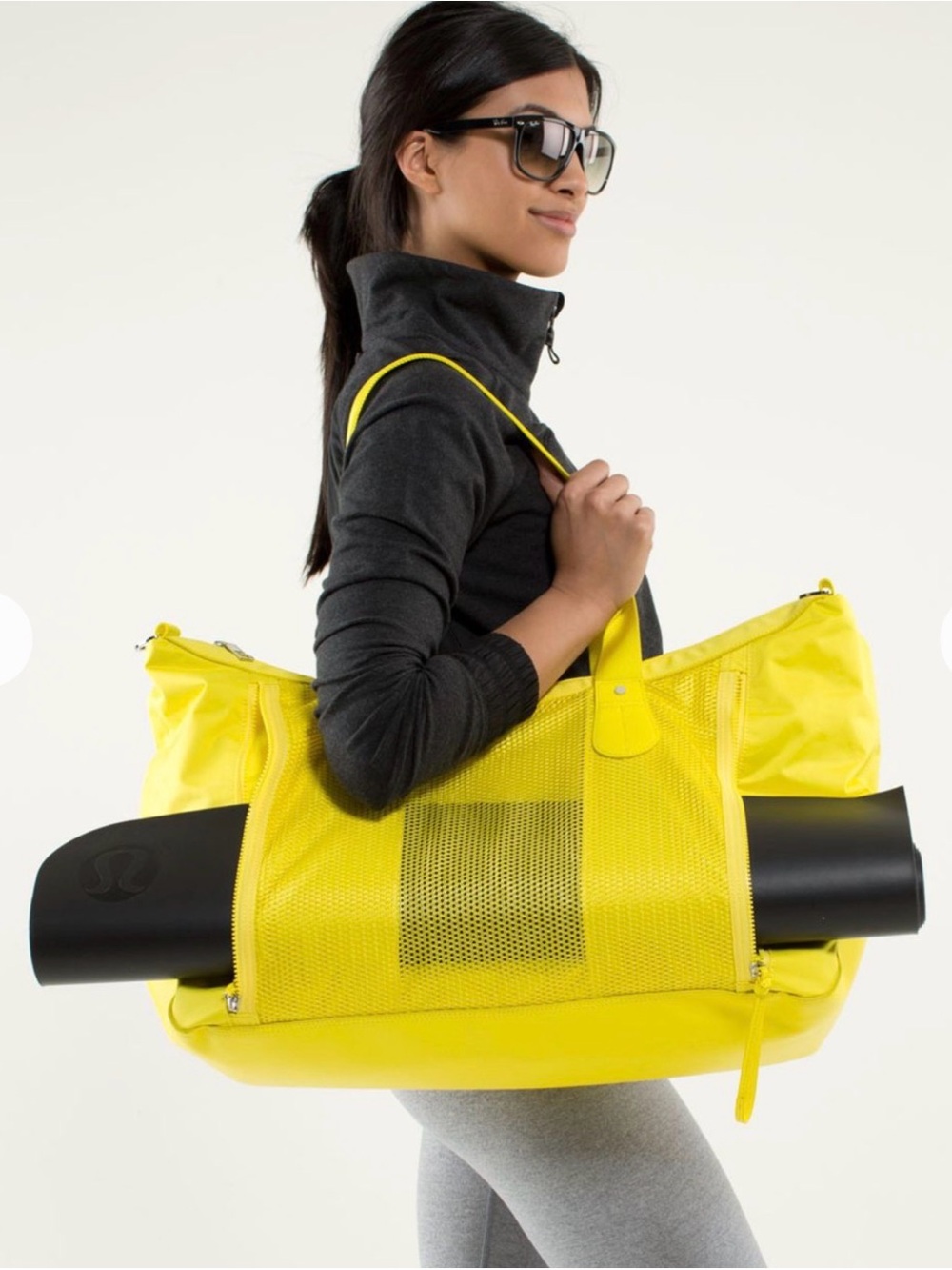 Lululemon Sand To Savasana Duffel Bright Yellow